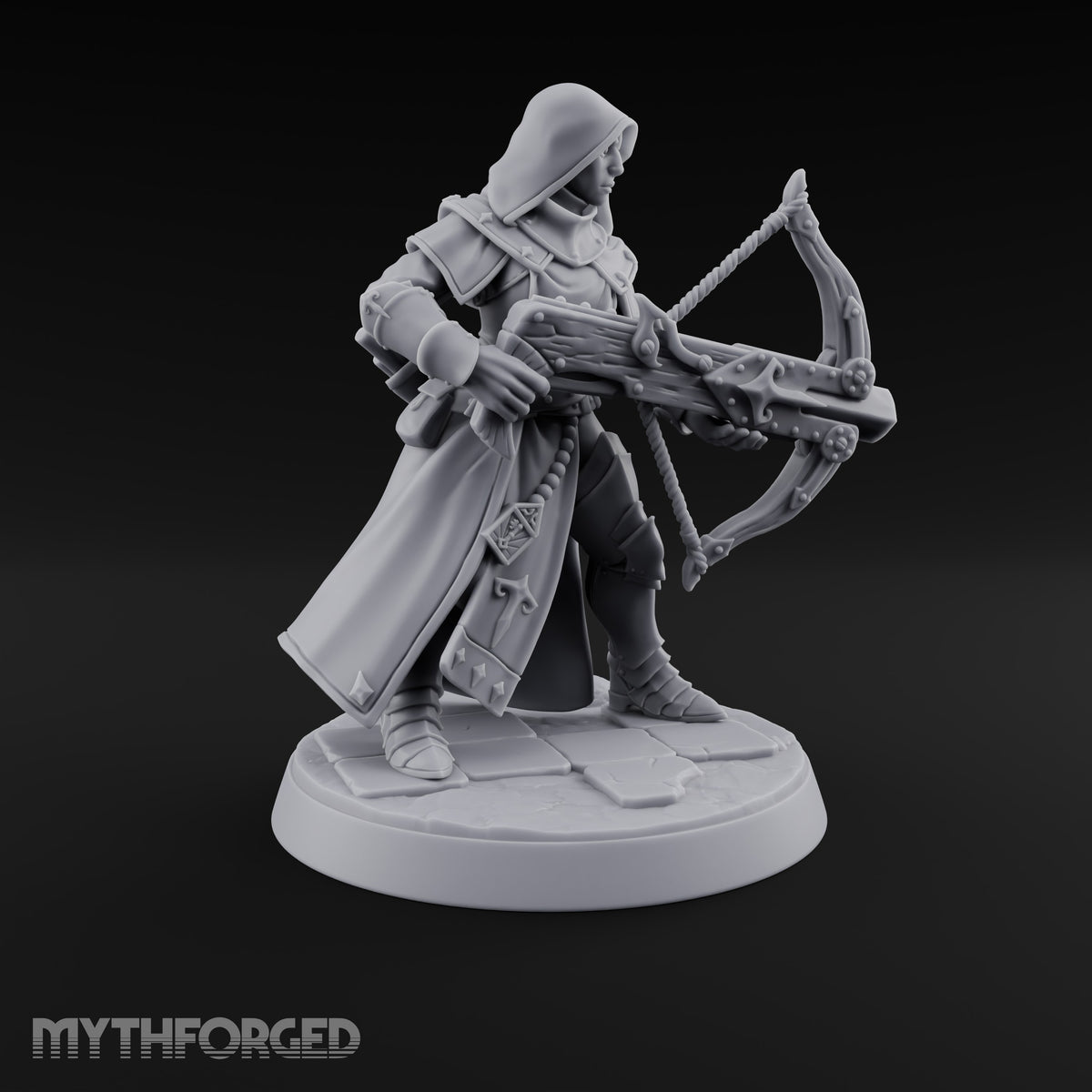 Pray, Then Aim Human Female Hooded Crossbow Arbalists — A · Hooded · Arbalest + Arbalest
