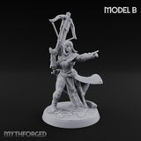 Pray, Then Aim Human Female Hooded Crossbow Arbalists — B · Bare Head · Arbalest + Arbalest