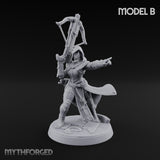 Pray, Then Aim Human Female Hooded Crossbow Arbalists — B · Hooded · Arbalest + Arbalest