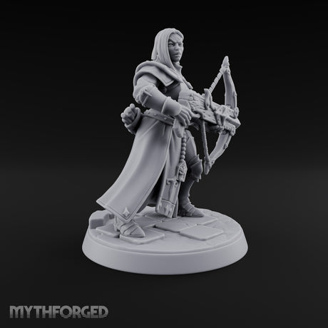 Pray, Then Aim Human Female Hooded Crossbow Arbalist C — Bare Head · Arbalest