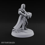 Pray, Then Aim Human Female Hooded Crossbow Arbalist C — Bare Head · Gun