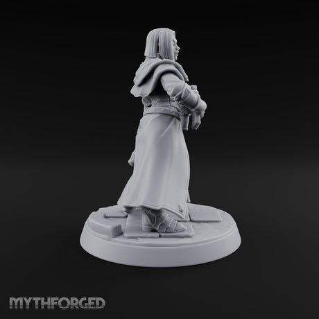 Pray, Then Aim Human Female Hooded Crossbow Arbalist C — Bare Head · Gun