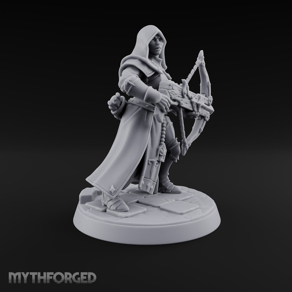 Pray, Then Aim Human Female Hooded Crossbow Arbalist C — Hooded · Arbalest