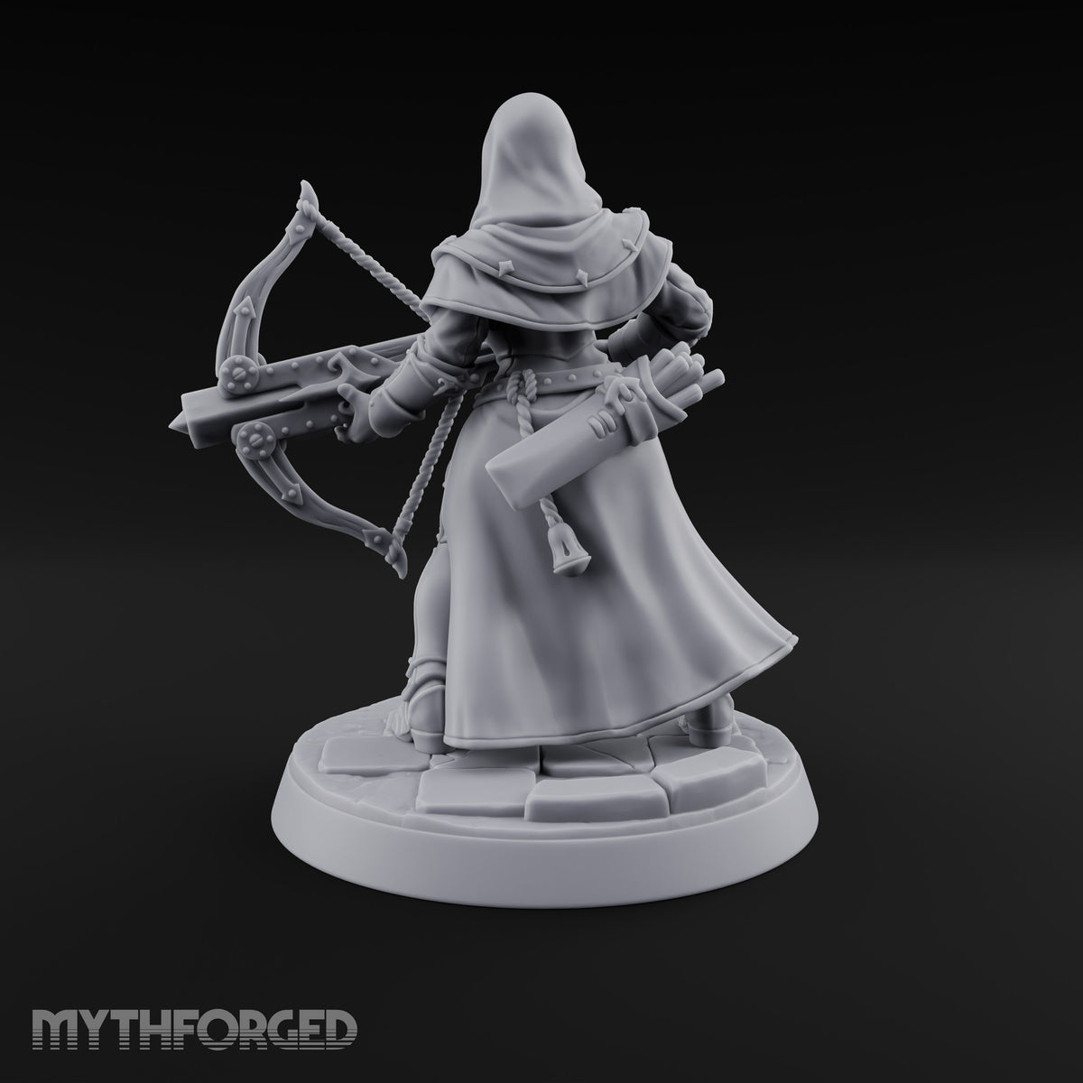 Pray, Then Aim Human Female Hooded Crossbow Arbalist C — Hooded · Arbalest