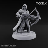 Pray, Then Aim Human Female Hooded Crossbow Arbalists — C · Hooded · Arbalest + Arbalest