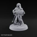 Pray, Then Aim Human Female Hooded Crossbow Arbalist C — Hooded · Gun