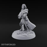 Pray, Then Aim Human Female Hooded Crossbow Arbalist D — Bare Head · Gun