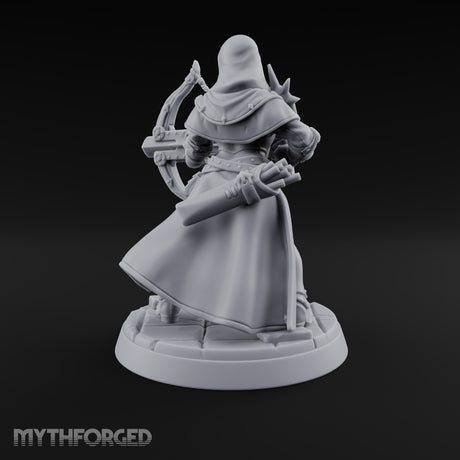 Pray, Then Aim Human Female Hooded Crossbow Arbalist D — Hooded · Arbalest