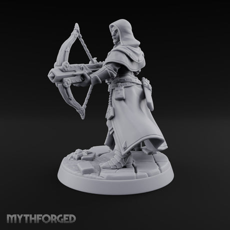 Pray, Then Aim Human Female Hooded Crossbow Arbalist D — Hooded · Arbalest