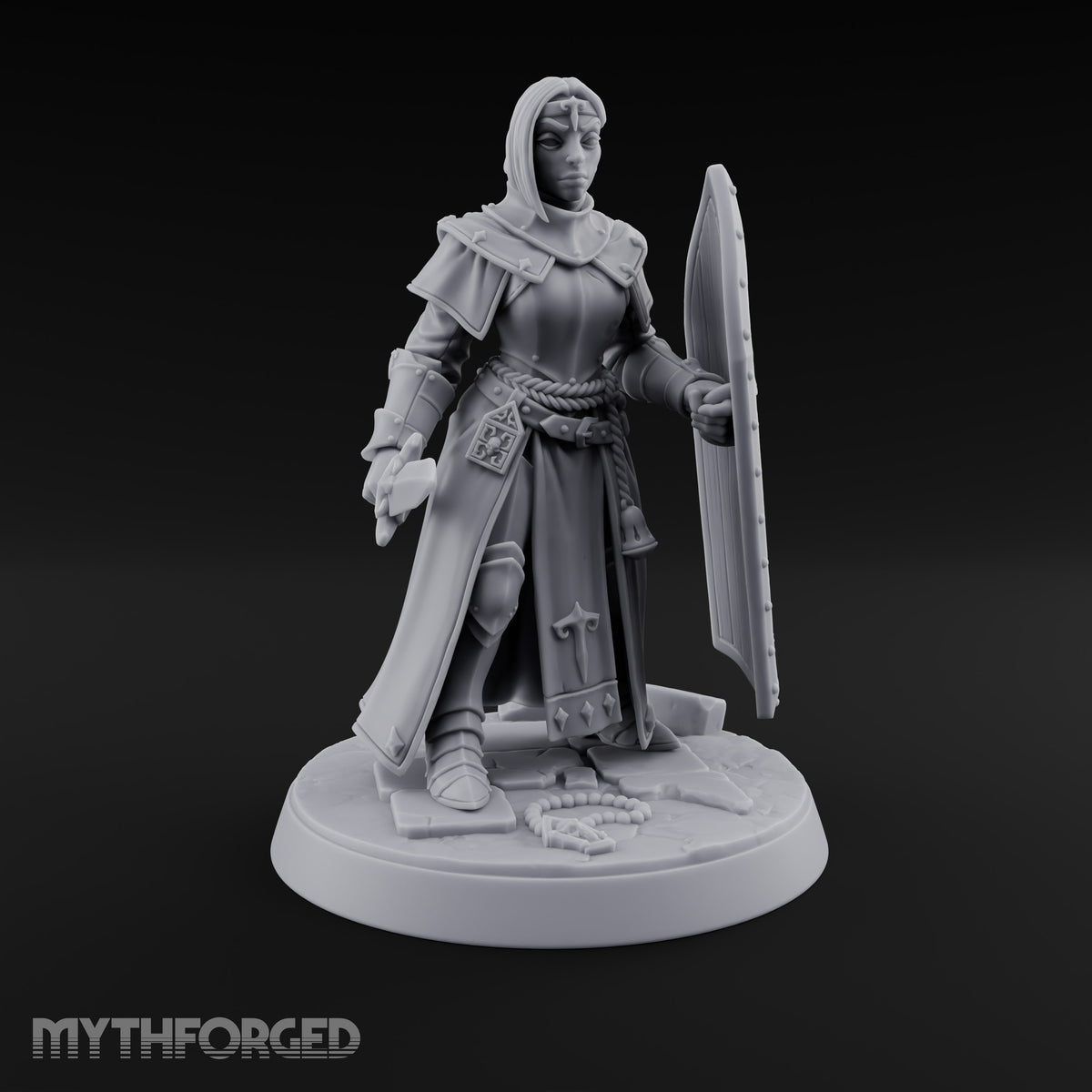 Pray Loud, Swing Louder Human Female Armoured Nuns — B · Bare Head