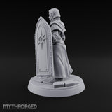 Pray Loud, Swing Louder Human Female Armoured Nun B — Bare Head