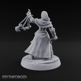 Pray Loud, Swing Louder Human Female Armoured Nun C — Bare Head