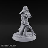 Pray Loud, Swing Louder Human Female Armoured Nun C — Hooded