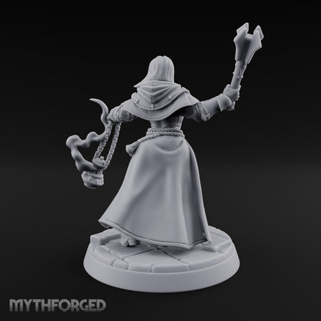Pray Loud, Swing Louder Human Female Armoured Nun D — Bare Head