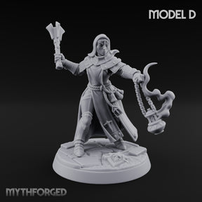 Pray Loud, Swing Louder Human Female Armoured Nun D — Hooded