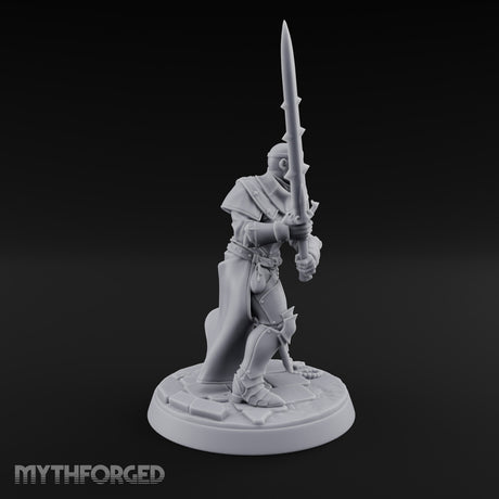 Pray Loud, Swing Louder Human Female Armoured Nun E — Bare Head