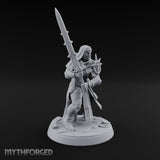 Pray Loud, Swing Louder Human Female Armoured Nun E — Hooded