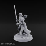 Pray Loud, Swing Louder Human Female Armoured Nun E — Hooded