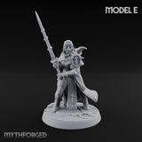 Pray Loud, Swing Louder Human Female Armoured Nun E — Hooded