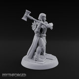 Pray Loud, Swing Louder Human Female Armoured Nun F — Bare Head