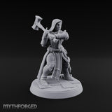 Pray Loud, Swing Louder Human Female Armoured Nun F — Hooded