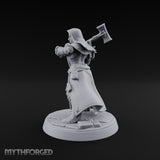Pray Loud, Swing Louder Human Female Armoured Nun F — Hooded