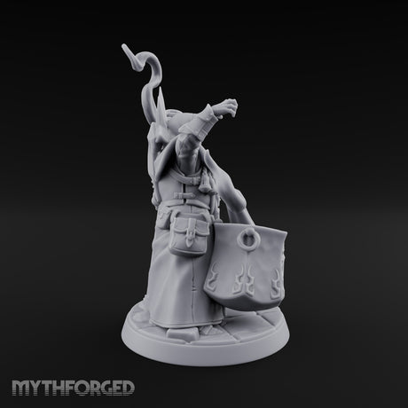 Prescription Written in Smoke Apothecary Priestess — With Cauldron