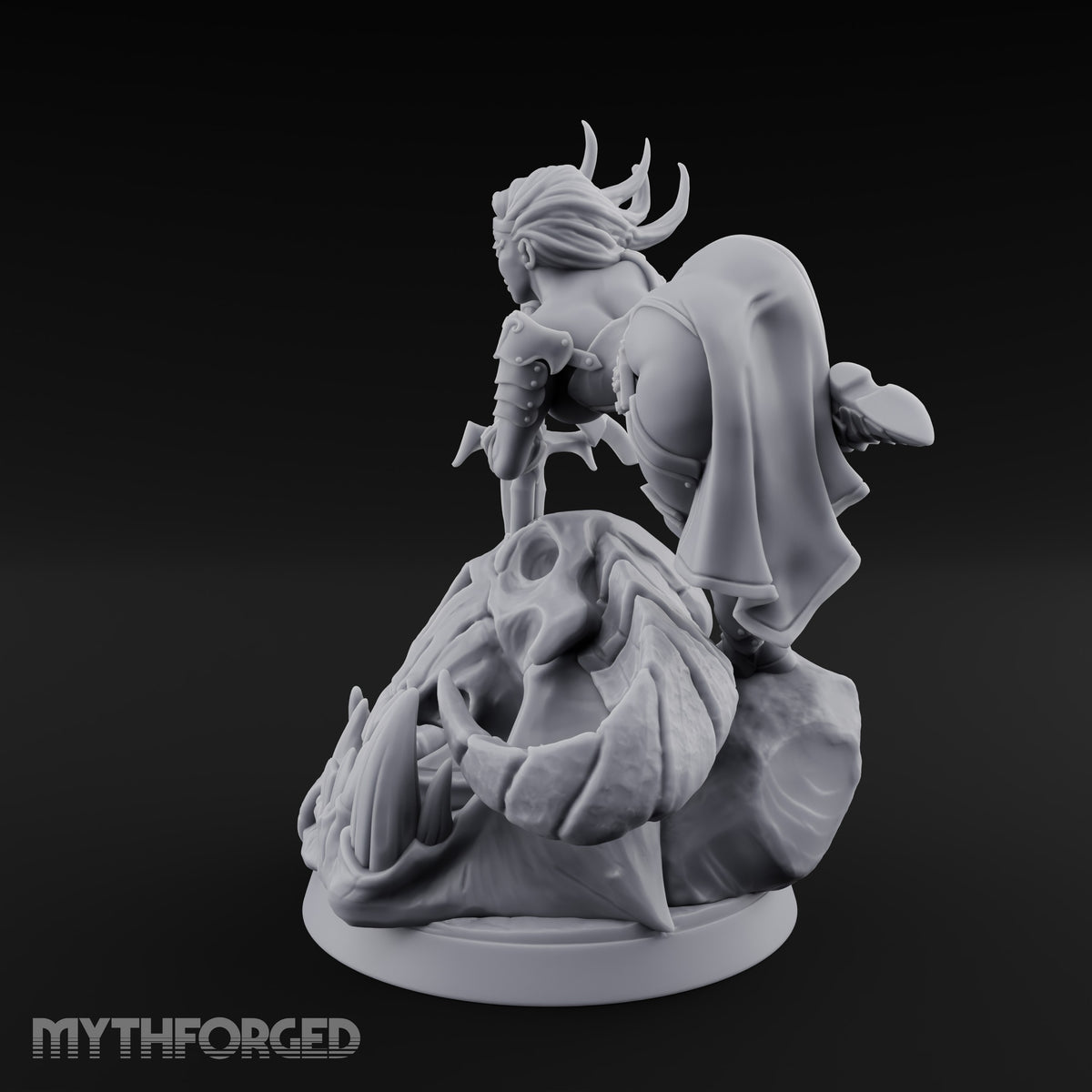 Claimed the Skull, Kept the Sword Female Demon Slayer Pin-up — Skirt