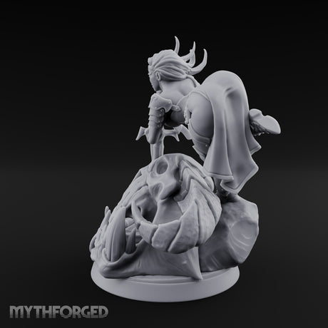 Claimed the Skull, Kept the Sword Female Demon Slayer Pin-up — Skirt
