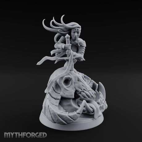 Claimed the Skull, Kept the Sword Female Demon Slayer Pin-up — Topless