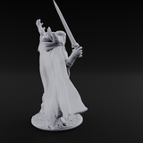Dabbling in Magic Human Barbarian King Miniature for Dungeons and Dragons, Pathfinder or other TTRPGs
