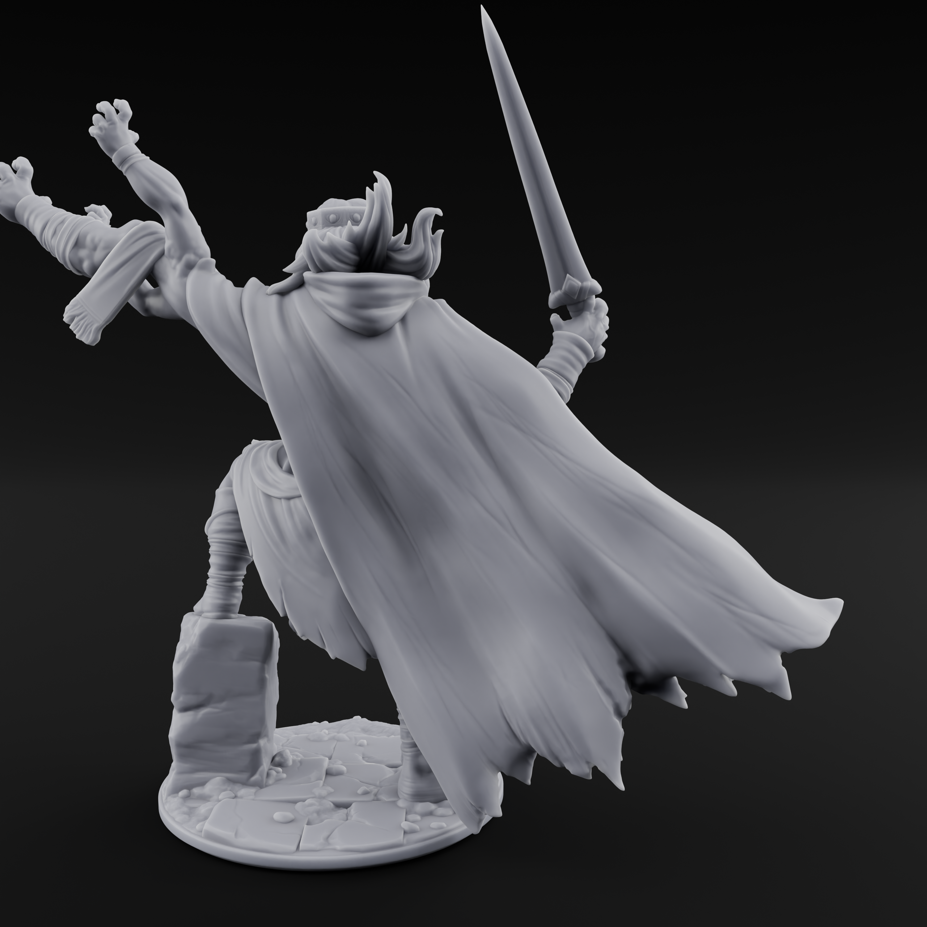 Dabbling in Magic Human Barbarian King