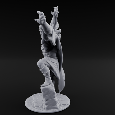 Dabbling in Magic Human Barbarian King Miniature for Dungeons and Dragons, Pathfinder or other TTRPGs