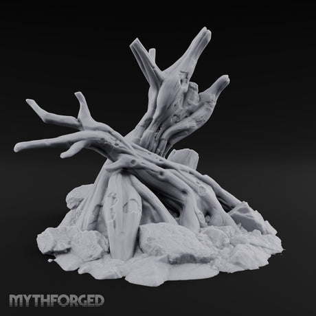Wind Took the Leaves Dead Tree Terrain Set — C · Standard