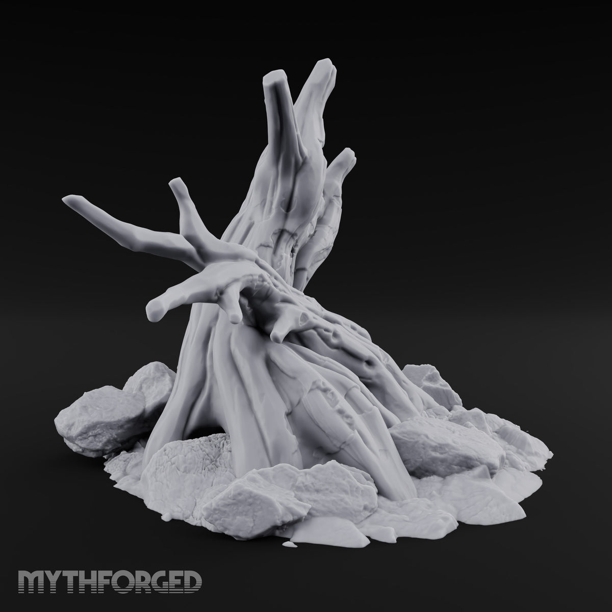Wind Took the Leaves Dead Tree Terrain Set — C · Standard