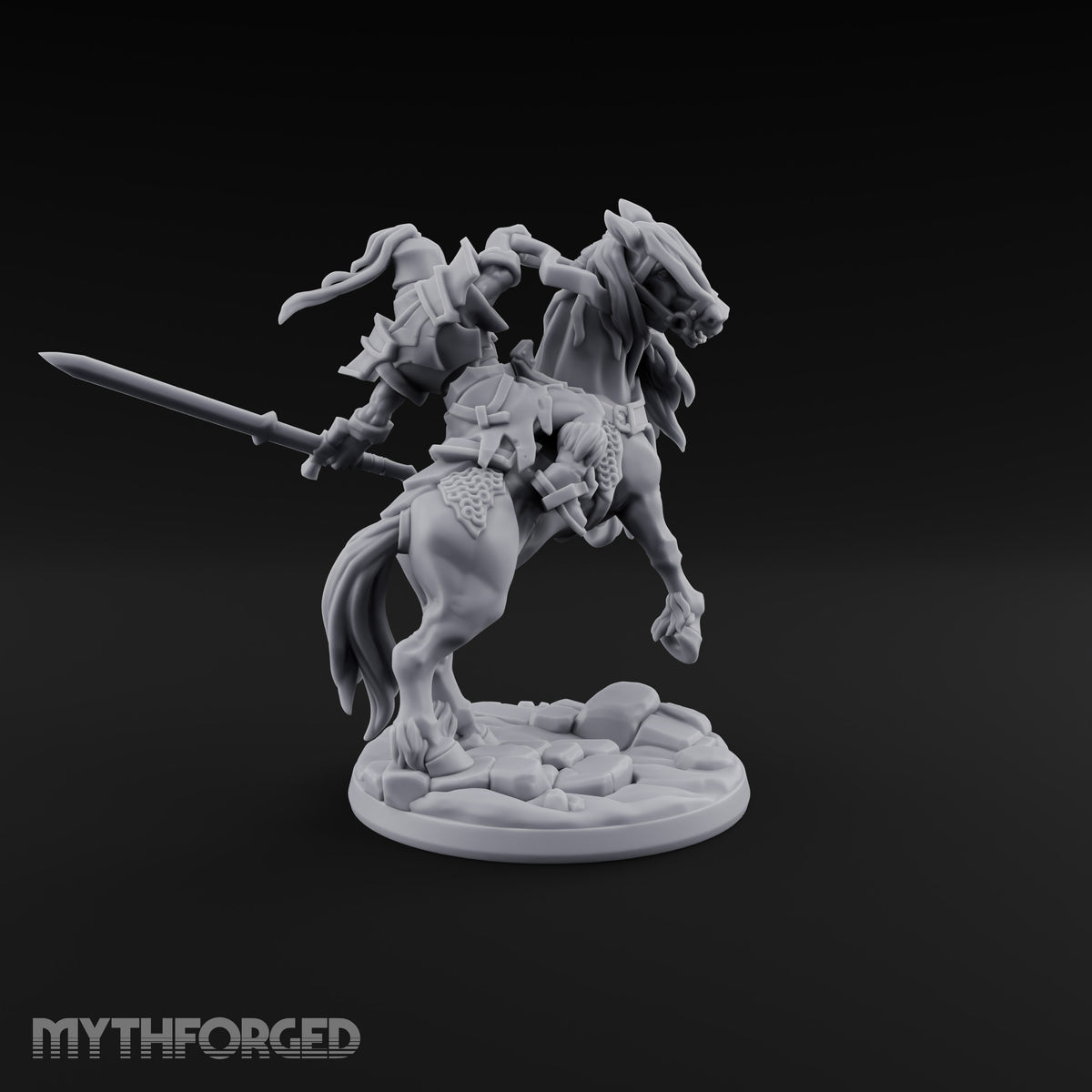 Hooves Strike Sparks, Vows Stay Broken Death Knight Rider A