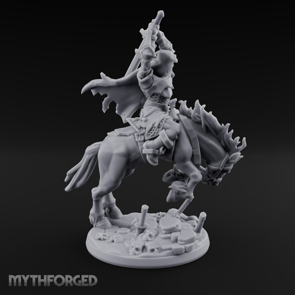Hooves Strike Sparks, Vows Stay Broken Death Knight Riders — B