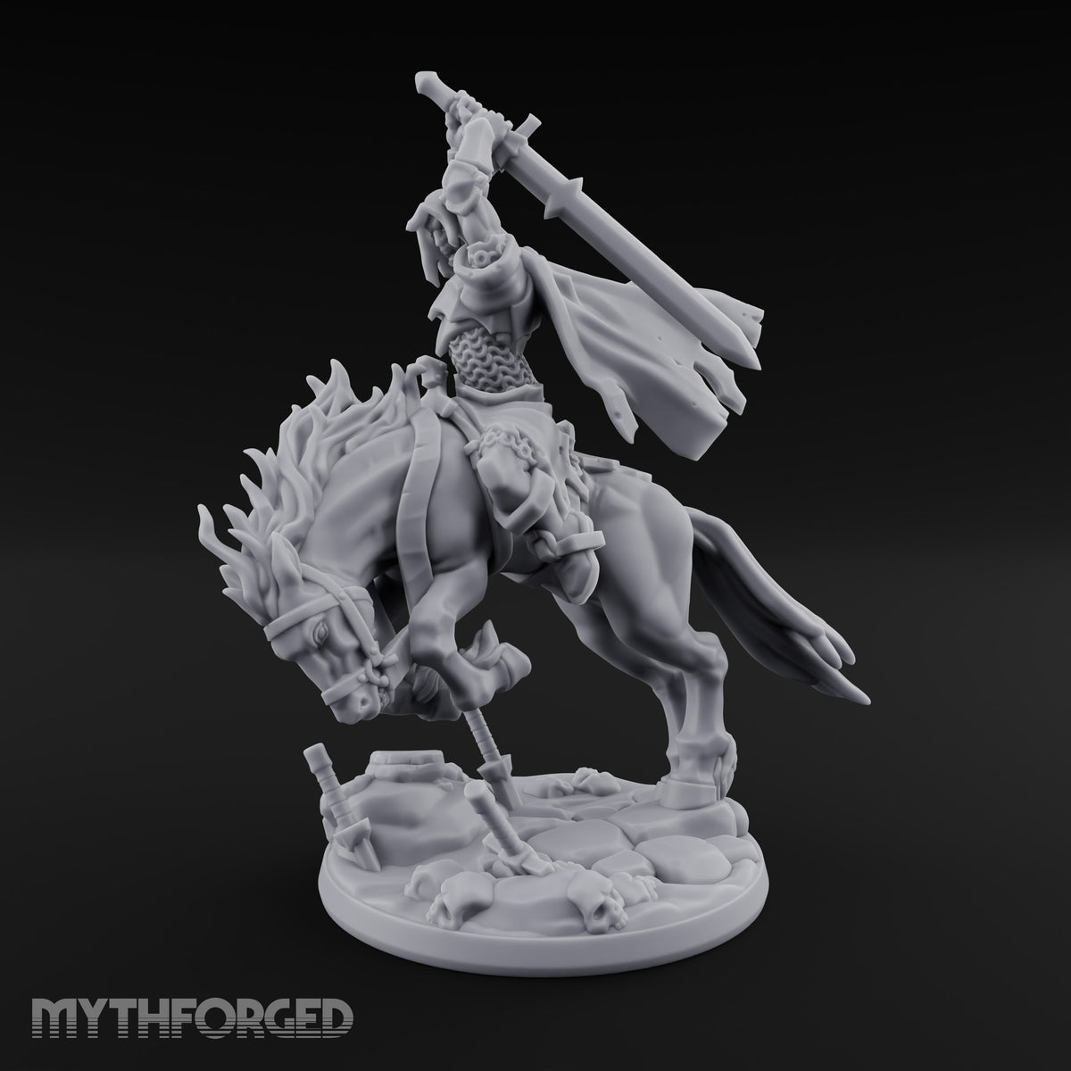 Hooves Strike Sparks, Vows Stay Broken Death Knight Rider B