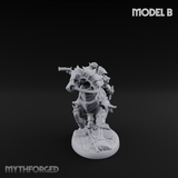 Ornate Saddle Towering Knight Rider Miniature for Dungeons and Dragons, Pathfinder or other TTRPGs