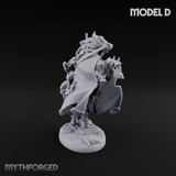 Ornate Saddle Towering Knight Rider D Miniature for Dungeons and Dragons, Pathfinder or other TTRPGs
