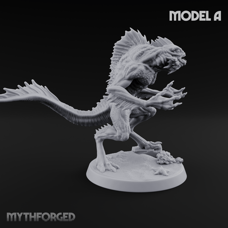 Arms Splayed Howling Deep One Brutes A Miniature for Dungeons and Dragons, Pathfinder or other TTRPGs