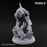 Arms Splayed Howling Deep One Brutes Miniature for Dungeons and Dragons, Pathfinder or other TTRPGs