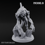 Arms Splayed Howling Deep One Brutes Miniature for Dungeons and Dragons, Pathfinder or other TTRPGs