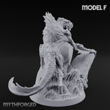 Arms Splayed Howling Deep One Brutes F Miniature for Dungeons and Dragons, Pathfinder or other TTRPGs