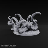 Reaching from the Depths Kraken Sea Terror Miniature for Dungeons and Dragons, Pathfinder or other TTRPGs
