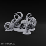 Reaching from the Depths Kraken Sea Terror Miniature for Dungeons and Dragons, Pathfinder or other TTRPGs