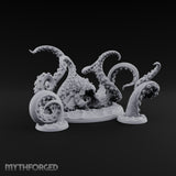 Reaching from the Depths Kraken Sea Terror Miniature for Dungeons and Dragons, Pathfinder or other TTRPGs