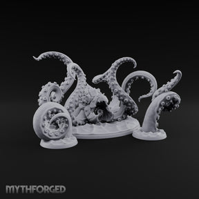 Reaching from the Depths Kraken Sea Terror Miniature for Dungeons and Dragons, Pathfinder or other TTRPGs