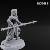 Spear Warden Elf Warriors B Miniature for Dungeons and Dragons, Pathfinder or other TTRPGs