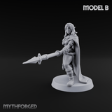Spear Warden Elf Warriors B Miniature for Dungeons and Dragons, Pathfinder or other TTRPGs